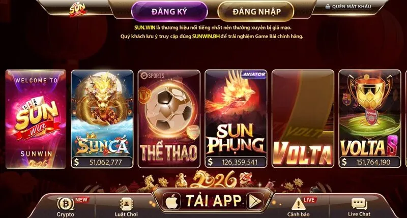 Giao diện cổng game hiện đại
